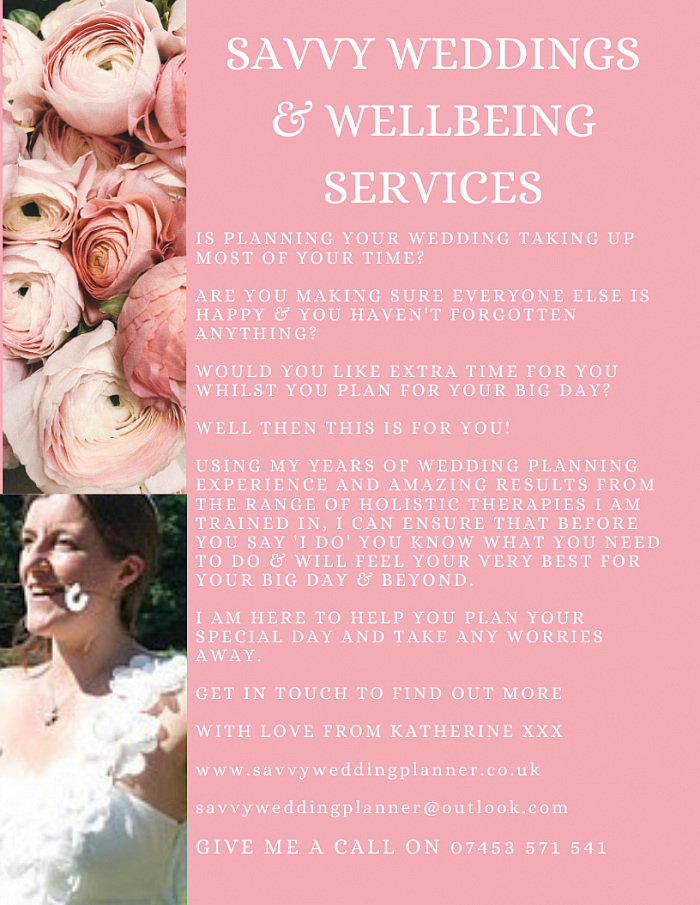 Savvy Wedding Wellbeing Services